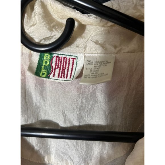 Bolo Spirit Vintage 80's retro Windbreaker Jacket Women Shirt Nylon Outer shell - Picture 2 of 5